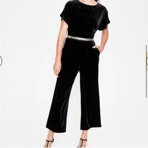Boden Ashton Velvet Jumpsuit